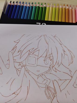 孩子们觉得我能成功吗#简笔画#小鸟游六花