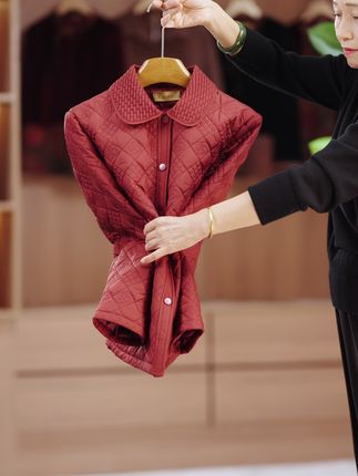 老年人秋装女夹克上衣婆婆妈妈唐装薄棉衣外套老太太奶奶衣服新款#中老年穿搭 #婆婆妈妈装 #妈妈装 #优雅气质 #中老年女装