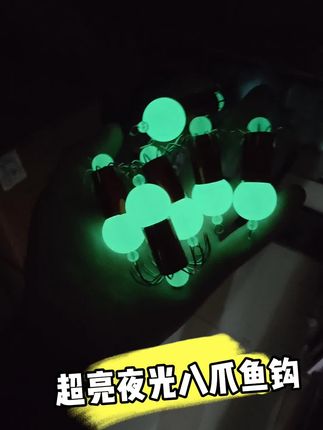亮不亮钓友说了算#海钓#海钓八爪鱼钩