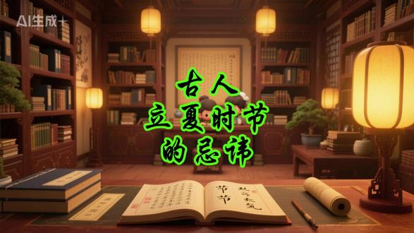 古人立夏节气的忌讳 : 立夏作为夏季的开端,古人视其为阴阳交替、万物生长的关键节点,衍生出诸多忌讳,皆源于对自然的敬畏与对安康的期许,代代相传。
古人最忌立夏坐门槛,多地民俗记载,此日坐门槛会致夏季疲倦多病、脚骨酸痛,若不慎坐了,需再坐六道门槛方可解魇。孩童更忌坐石阶,否则需坐七根石阶以消灾避病。
其次忌无雨,河南、云南等地有“立夏无雨,锥头无米”的谚语,古人认为立夏日无雨预示全年干旱、五谷歉收,影响农耕生计。同时忌不称体重,相传此日称重可避暑消灾,不称则会畏夏消瘦、易染病痛。
此外,古人忌贪凉露宿、急冲冷水澡,认为此时人体阳气浮于体表,寒邪易侵入,还忌饮食油腻燥热,避免“上火”扰心。这些忌讳虽带民俗色彩,实则是古人顺应时节、养护身心的生活智慧。#古人立夏时节的忌讳 #立夏 #这也能开播 @天缘视界