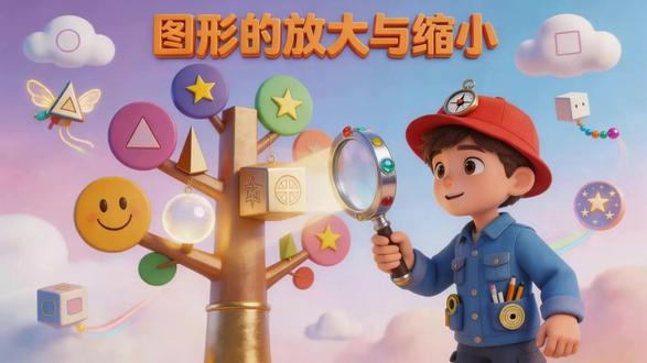 六下《图形的放大与缩小》AI赋能+大情景任务群 #小学数学课件 #PPT课件 #公开课课件 #数学课件