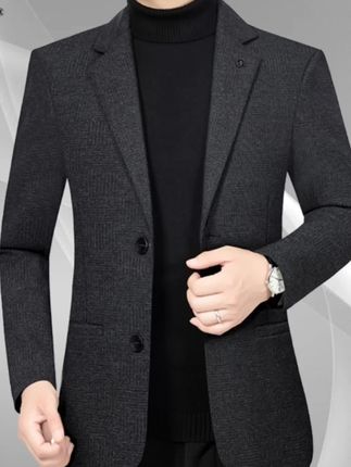 TUCANO/啄木鸟高档男士西服外套春秋洋气小西装上衣修身休闲男装#最超前的入秋搭子出现了#早秋韩系氛围感穿搭