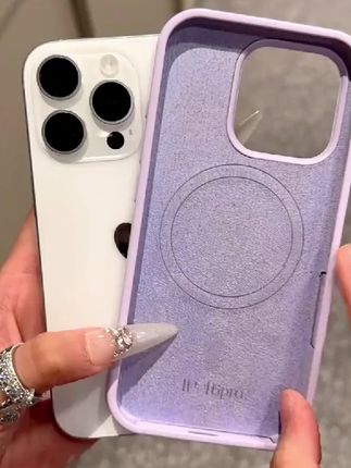 【相机按键一体全包】适用苹果16promax磁吸手机壳液态硅胶iPhone16#手机壳