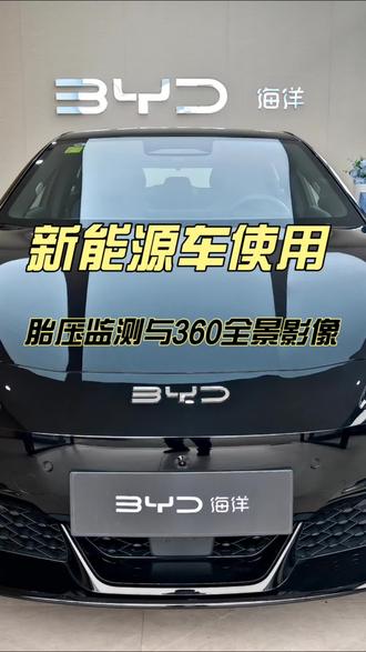 胎压监测与360全景影像#新能源电动汽车 #比亚迪