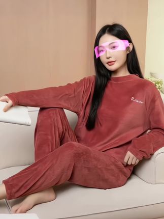 【冬季加厚款】珊瑚绒睡衣女情侣学生新法兰绒仙女暖暖裤家居服套装#面料柔软细腻 #珊瑚绒睡衣 #家居服 #睡衣 #套装 实惠又好穿