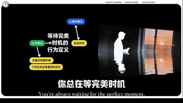 别把最好的自己,留在明天 我们总在等一个 “合适的时机”,却等来了无数遗憾
想做的事现在就做,想见的人现在就见。
没有所谓的完美时机,
你犹豫的每一秒,都是在消耗自己的人生。
别等明天,明天不会比今天更年轻。
活在当下,才是对人生最好的交代。
#人间清醒 #活在当下 #拒绝遗憾 #自我成长