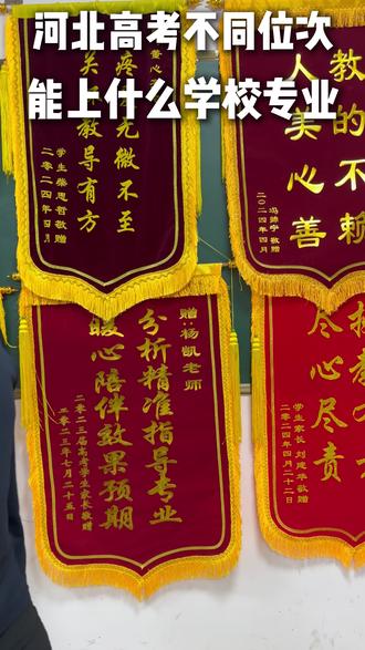 河北高考不同位次都能上什么学校#河北高考志愿填报 #河北高考 #沧州高考志愿填报 #沧州高考