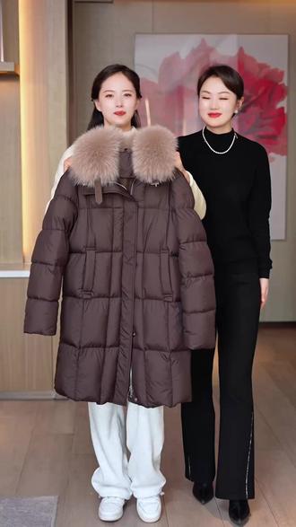 幸福没有满分,对妈妈的好,不要等到下一次#妈妈冬装 #羽绒服