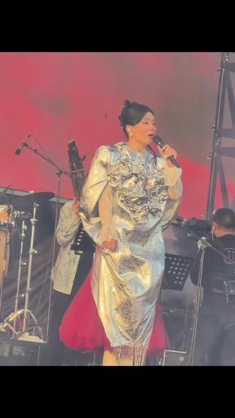 龚琳娜老师现场版的忐忑!#龚琳娜 #忐忑 #中山草莓音乐节