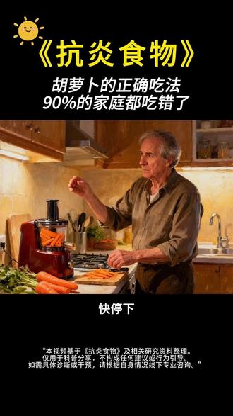 胡萝卜的正确吃法,百分之90的家庭都吃错了!#胡萝卜 #健康生活 #书籍分享