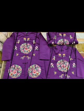 #寿衣 #女款 #冲喜 #刺绣工艺 #愿世间无癌