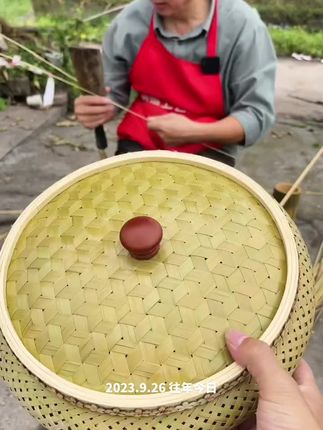 #竹编手艺 #民间手艺 #非物质文化遗产手工制作 #抖音农村人