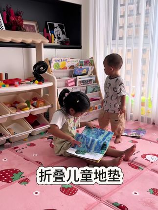 天气开始转凉,这种加绒地垫太舒服啦~软软糯糯的,还可水洗也可折叠收纳不占地#地毯 #爬爬垫 #母婴 #宝宝爬爬垫 #宝宝秋冬必备