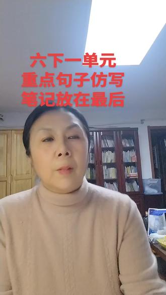 六下一单元重点句子仿写