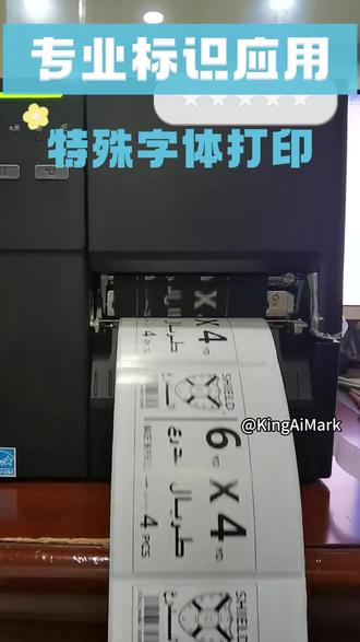 由这种标签打印机就能轻松实现特殊字体打印了? #数码科技#标签打印机 #打印机 #不干胶标签 #标签定制