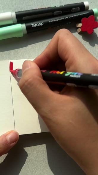 新年画小马,2026祝大家马上有钱#新年绘画#丙烯马克笔