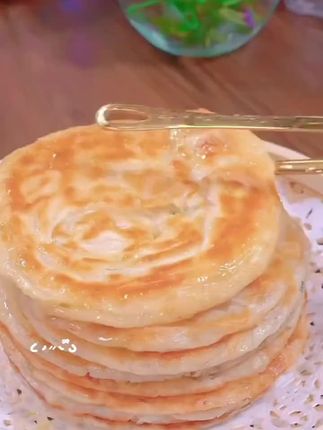 【现货速发40张】老上海葱油饼葱香味手抓饼香酥千层饼面饼皮