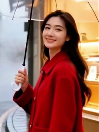 双面呢大衣女短款2024春秋新款高级感双面绒显瘦洋气减龄毛呢外套#毛呢外套 #毛呢大衣 #双面绒外套 #外套 #女装