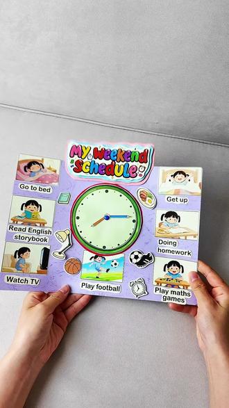 英语三年级下册第三单元,我的周末安排
Unit3 My Weekend Schedule
• 🟠Get up 起床
• 🟡Doing homework 做作业
• 🟣Play maths games 玩数学游戏
• 🔵Play football 踢足球
• 🔴Read English storybook 读英语故事书
• 🟢Watch TV 看电视
• ⚪️Go to bed 睡觉
• ⚫️Have breakfast 吃早饭
#我的周末安排 #我的周末安排英语手抄报 #英语手抄报 #英语三年级下册第三单元英语 #英语手工作业