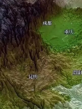 看完这图:这就是重庆、成都变火炉的原因,这也是为什么昆明、贵阳凉爽的原因#重庆#成都#天气#昆明#贵阳 #天气