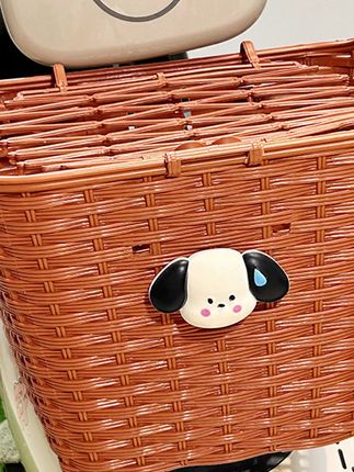 电动车后置储物筐可爱卡通摩托电瓶车后尾放东西置物神器防水挂篮#电动车后置储物筐 #电动车储物筐 #储物筐 #电瓶车储物筐 #防水挂篮