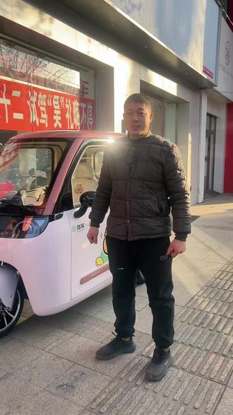 米粒e01爬坡测试 非常给力 #敦化台铃电动车店 #盛昊篷车 #米粒E01 #敦化同城 #老年代步车