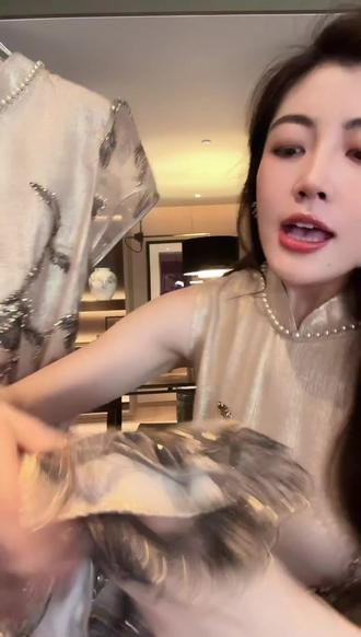 【金榜题名】一眼沦陷的国风旗袍!水墨花刺绣写意东方,温柔显贵 #温婉书卷气旗袍有多绝 #旗袍秀一秀女子好温柔 #秀出新国风 #旗袍 #改良旗袍