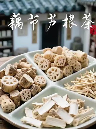 这个搭配收藏好🍵。 妈妈们不用慌∽这个搭配#芦根藕节汤 记得常煲给孩子喝∽🍃 芦根➕藕节➕白茅根, 1.先放入水中浸泡10分钟, 2.捞出材料倒入锅中加适量清水煮开, 3.水开后转中小火继续煮15分钟, 4.最后关火焖一会儿不烫嘴就可以喝了∽ 一次喝不完可以分多次饮用, 喜欢甜一点的可以加入适量冰糖、 开始可以连续喝三天, 之后根据情况改为隔天一次~坚持一段时间。 平时也可以搭配排骨、瘦肉一起煲汤∽ 温润清甜的口感,一股淡淡的藕香🍲 大人小孩都可以喝哦!#芦根藕节白茅根茶 #孩子流鼻血 #育儿经验分享 #图文种草机