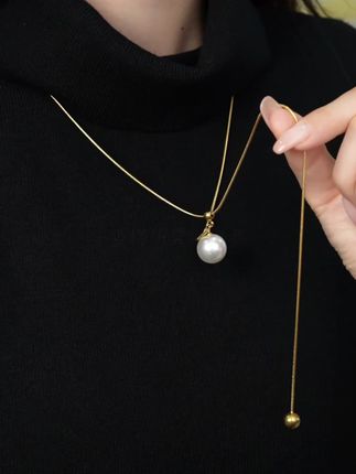 贝珠毛衣链 #配饰的重要性 #时尚饰品 #毛衣链#初秋穿搭 #精致女人必备