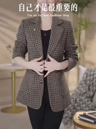 小西装外套2025春秋修身休闲秋季西服上衣