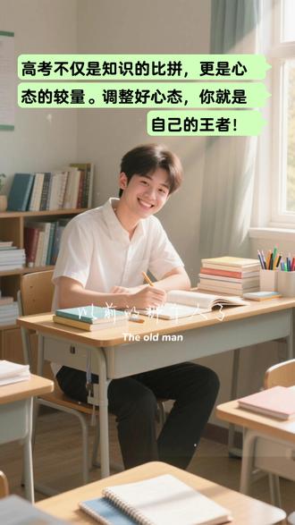 #高考心态调整:告别焦虑,轻松应考
高考临近,压力与焦虑常伴考生左右。掌握以下实用方法,助你稳住心态,从容应考。
正确看待情绪:感到压力和焦虑很正常,适度压力能激发动力。接纳情绪,别因它过度自责。
日常调节技巧:制定合理计划,将大目标拆解为每日小任务,完成后收获成就感;保持规律作息,保证睡眠、均衡饮食,每天抽半小时运动,分泌内啡肽改善心情;多给自己积极暗示,比如“我能行”“每天都在进步” ;压力大时,找亲友倾诉、写日记,或通过听音乐、看电影转移注意力。此外,深呼吸、冥想、渐进性肌肉松弛等放松训练,也能快速缓解紧张。
考场上的应对:进入考场若紧张,先闭眼深呼吸平静心绪。拿到试卷先浏览整体,遇难题别慌,先做有把握的题目增强信心,再回头攻坚。
高考不仅是知识的比拼,更是心态的较量。调整好心态,你就是自己的王者!