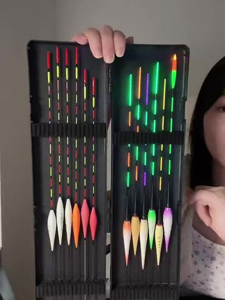 十九块九 十二支浮漂套装 #浮漂 #钓鱼