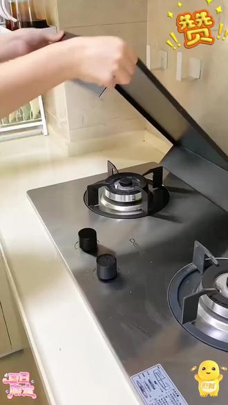 家里的燃气灶放个这样的盖板,不仅可以增加台面空间,电磁炉电饼铛也能用油烟机了 #置物架 #盖板 #煤气灶盖板
