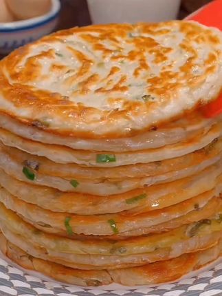 美粮坊【12厂直发】老上海正宗葱油饼20片*90g上班族速食早餐 大人小孩都爱吃#早餐饼 #美味早餐 #早餐吃什么