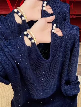 #慵懒风穿搭 #针织衫 #穿出高级感 #精致穿搭 #洋气小衫