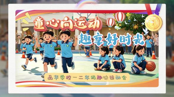 童心向运动 趣享好时光 | 品华学校一、二年级趣味运动会#趣味运动会