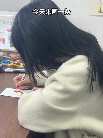 零基础彩铅跟练 彩铅锦鲤画法 #自学画画 #学画画 #彩铅教学 #彩铅教程 #学彩铅