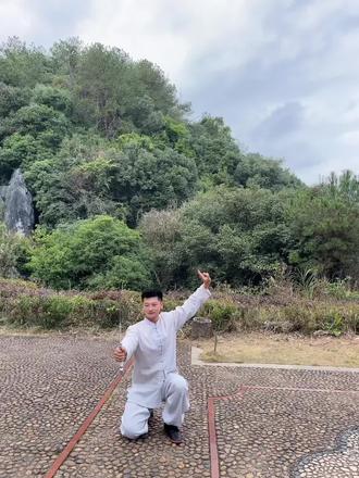 七星剑进阶版,新学的动作#剑术#七星剑#非遗传承 #剑术教学 #90后