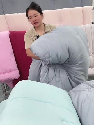 #床上用品 #被子 #大豆被 厚实的被子定点绗缝,放心大胆的用哦