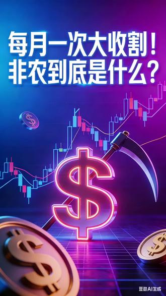 每月一次大收割!非农到底是什么?#非农数据 #行业冷知识科普