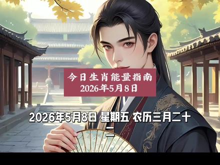 今日生肖能量指南早知道2026年5月8日 #十二生肖每日运势播报 #创作者中心 #创作灵感 #国学文化智慧