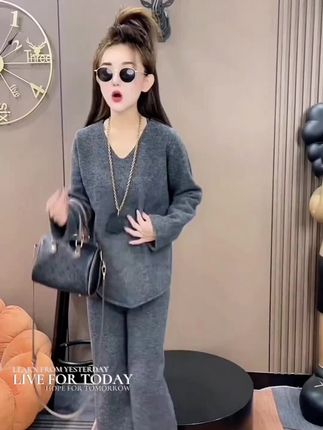 2025秋季新款时尚显瘦气质网红高档套装女高级百搭宽松大码两件套#女装 #高级感穿搭 #宽松大码女装 #休闲套装
