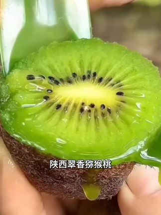 陕西翠香猕猴桃绿心现摘香甜新鲜水果精品礼盒装2/4斤#视频同款点击购买