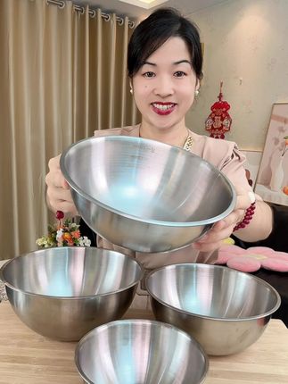 #沙拉碗 #不锈钢餐具 #316不锈钢 #多尺寸可选 #超便宜超划算
