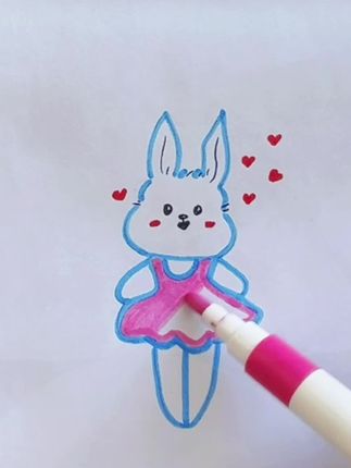 #丙烯马克笔 #儿童绘画 #文具安利