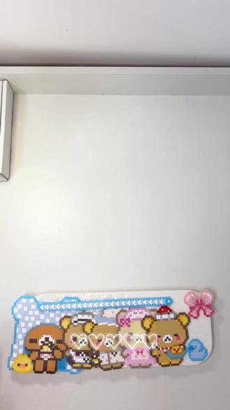 拼豆接单啦#拼豆 #拼豆图纸 #打包视频 #轻松熊#拼豆日常