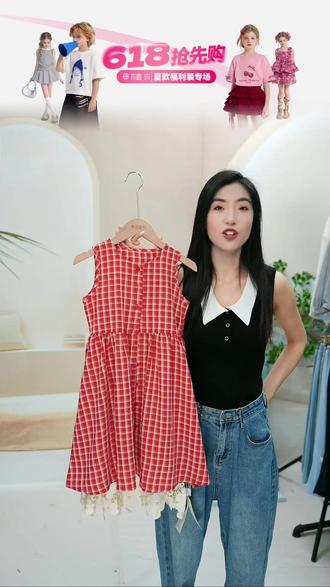 女童夏装2件套!连衣裙+半裙这么搭超好看!