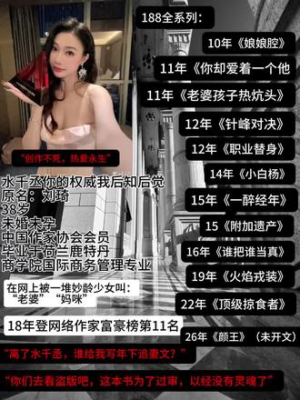 #水千丞
你行你也叫水千丞