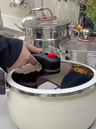 中秋 超值购 康巴赫珐琅锅汤锅家用微压炖锅煲汤煮锅 煮面熬粥电磁炉燃气灶专用#康巴赫珐琅锅@DOU+上热门