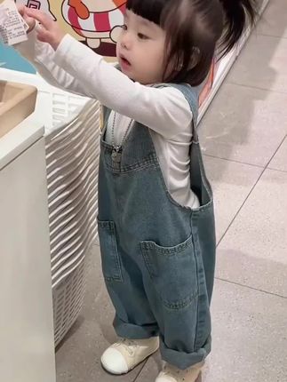 #儿童背带裤 #儿童裤子 #背带裤